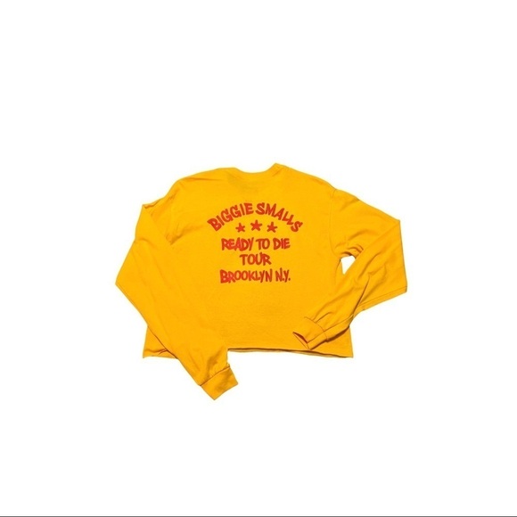 Biggie Cropped Long Sleeve Size Medium - Picture 4 of 5